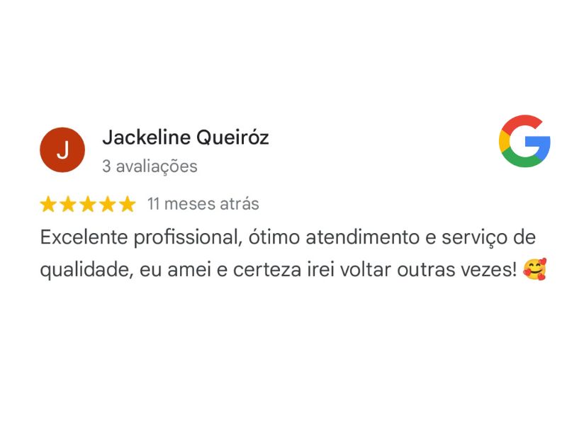 Depoimento Google Jackeline