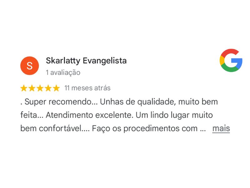 Depoimento Google Skarlatty